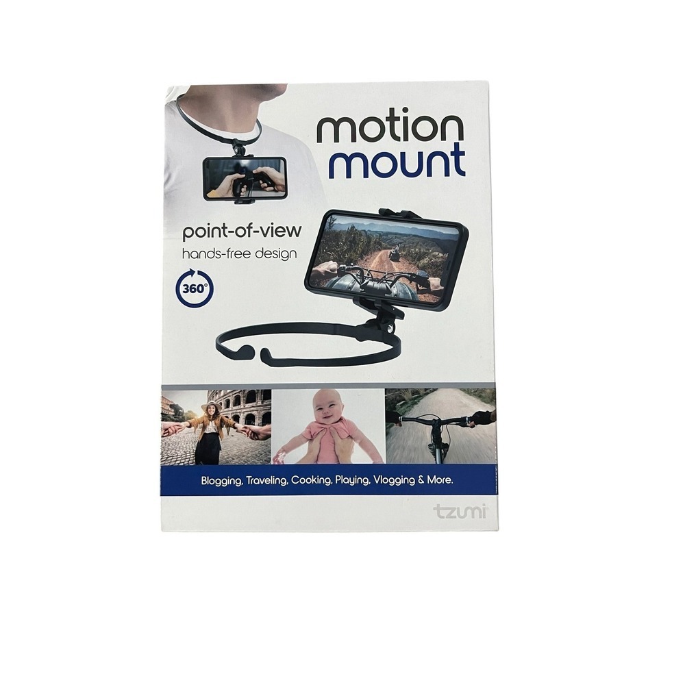 Tzumi Motion Mount Universal Phone Holder Neck Mount Hands-Free
